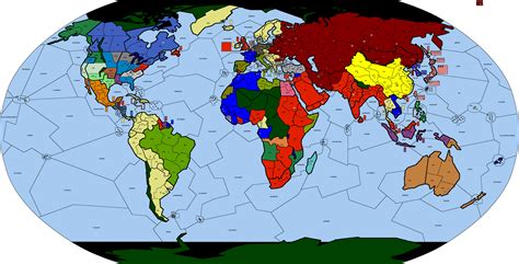 world map 1950